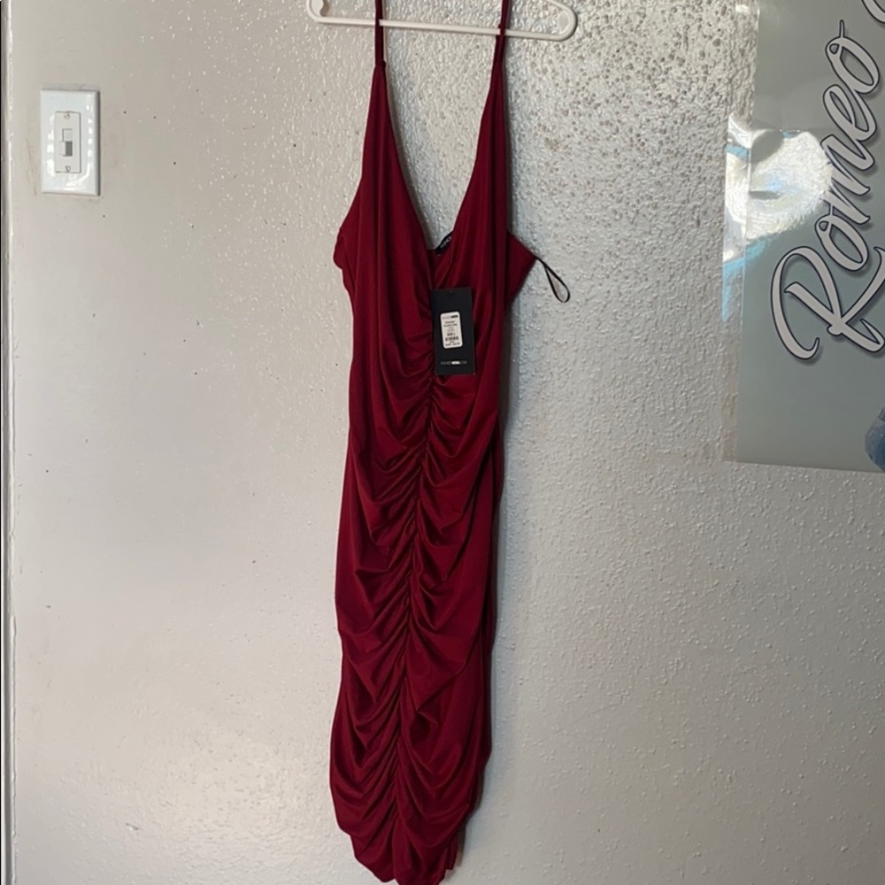 red dress
